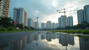 hdb resale prices increase slowly