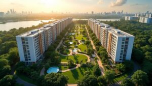 seven thousand flats planned