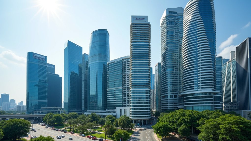 singapore office rents surge