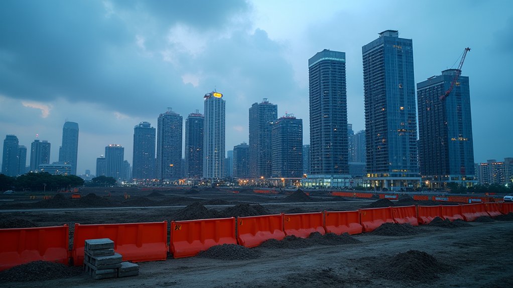 developers aggressively bidding land